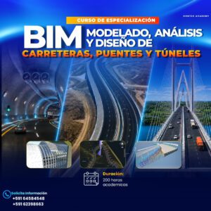ESPECIALISTA BIM EN MODELADO, ANÁLISIS Y DISEÑO DE CARRETERAS, PUENTES Y TÚNELES