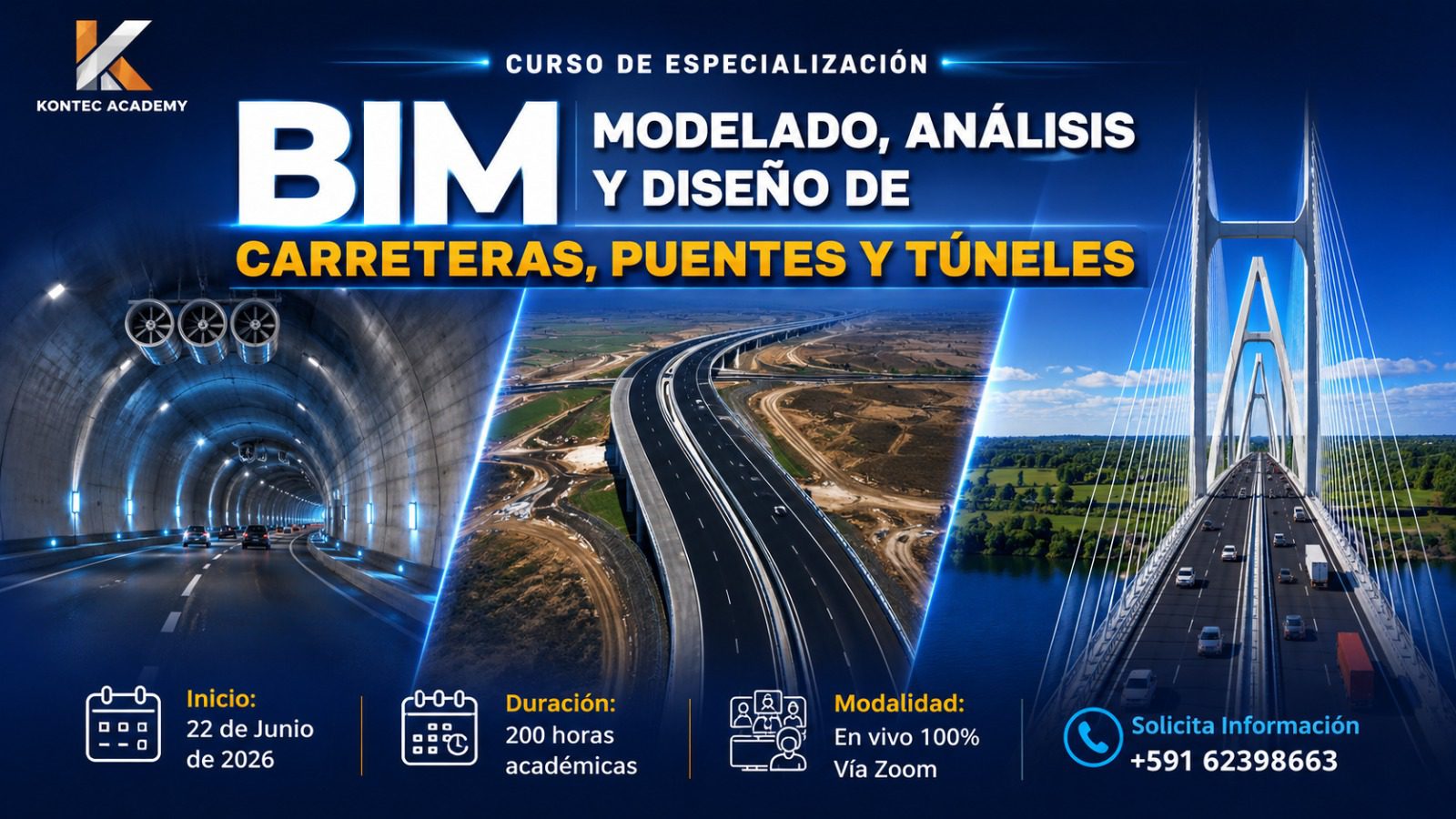 ESPECIALISTA BIM EN MODELADO, ANÁLISIS Y DISEÑO DE CARRETERAS, PUENTES Y TÚNELES