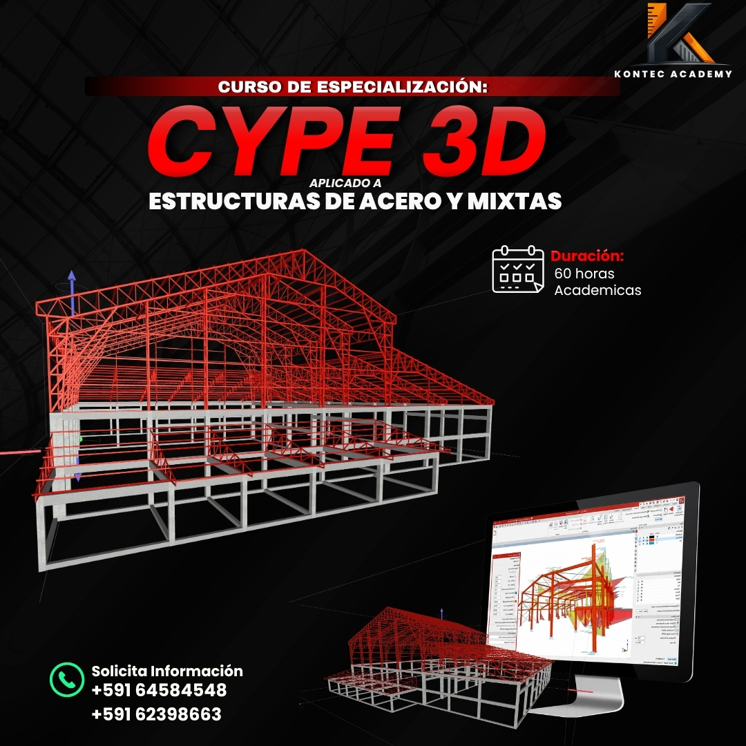 ESPECIALIZACIÓN EN CYPE 3D APLICADO A ESTRUCTURAS DE ACERO Y MIXTAS