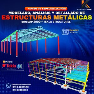 ESPECIALIZACIÓN EN MODELADO, ANÁLISIS Y DETALLADO DE ESTRUCTURAS METÁLICAS CON SAP2000 + TEKLA STRUCTURES